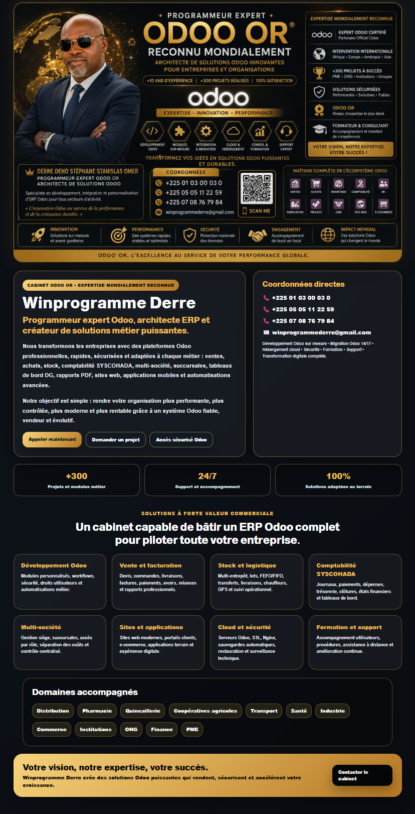 Présentation du Cabinet Winprogramme Derre